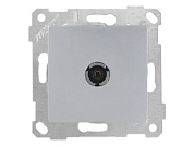 Розетка телевиз. 1-ая, скрытая, без рамки, с/з, 11dB, переходная, серебро, RITA, Mutlusan 22001700182