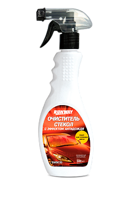 Средство для очистки стекол с эффектом антидождя 500 мл RUNWAY RW6035