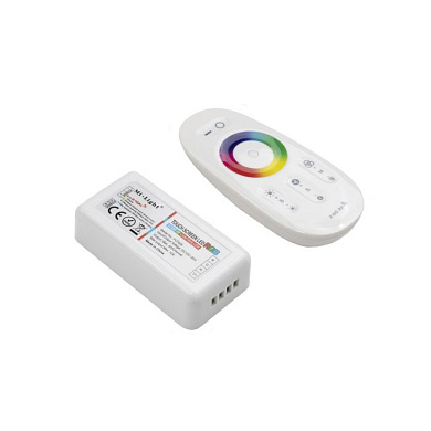 Комплект RGB (контроллер+пульт+держатель) RF, 2.4 GHz, 12-24V DC, 18 A, 216/432W, GS AKS 112333