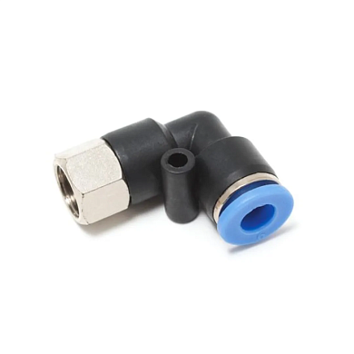 Фитинг угловой для пластиковых трубок 8 мм-внутренняя резьба 1/4'' RockForce RF-SPLF08-02