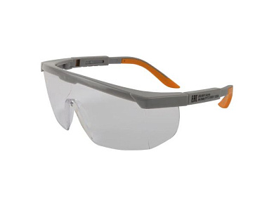 Очки открытые Aurora прозрачные, с боковой защитой и регулировкой JETA SAFETY JSG-9911