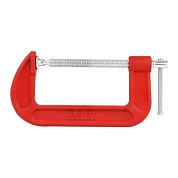 Струбцина винтовая CONTROL HCLG01-0125 (тип G, 125х63 мм, 6000 Н, сталь/чугун) PIT HCLG01-0125