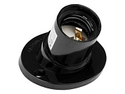 Патрон Е27 карболитовый потолочный, наклонный, черный Юпитер JP7700-03