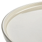 Тарелка керамическая "ROMA", 27 см, кремовый
