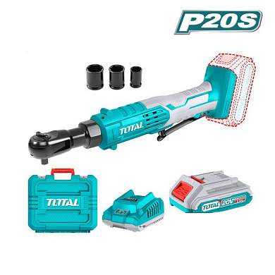 Аккумуляторная трещетка 3/8 " 20В TOTAL (TDRLI2060152)