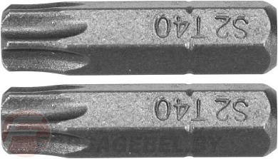 Бита Torx T40x25 мм., 1/4'', 2 шт. AISI S2 Yato YT-77908