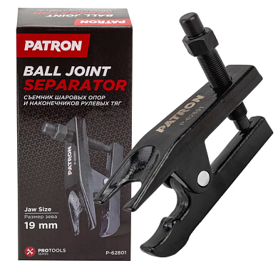 Съемник шаровых опор и наконечников рулевых тяг 19 мм PATRON P-62801