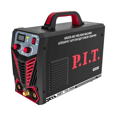 Аппарат аргонодуговой сварки, 190-250 В/50 Гц, 10-200 А, ММА 1,6-4,0 мм, 4200 Вт PIT PTIG200-C