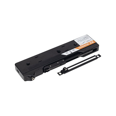 Механизм push-to-open с доводчиком черный SMART для шкафных фасадов AKS 90383