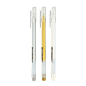 Набор ручек капиллярных "Sketchmarker", 3 шт, белый, золото, серебро