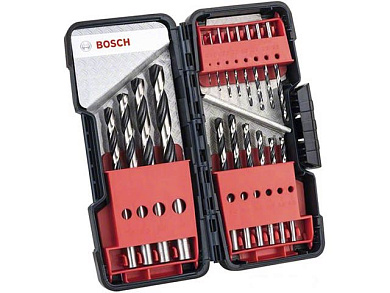 Набор сверл по металу 18 шт 1-10 мм HSS-G PointTeQ Bosch 2608577350