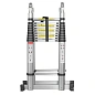 Лестница-стремянка телескопическая алюм. бытовая 4+4м, 10+10 ступ. Forsage F-UP400-M