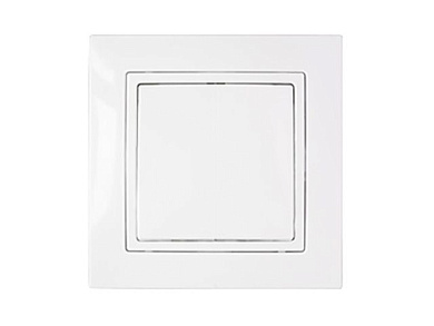 Выключатель 1 клав. (скрытый, 10А) проходной белый, Уют, Bylectrica С610-863