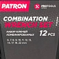 Набор ключей комбинированных 6-22 мм 12 пр PATRON P-5122MP