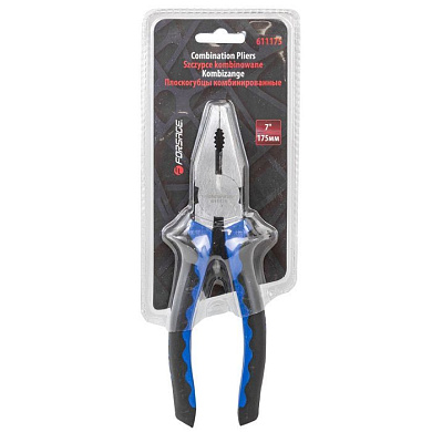 Плоскогубцы комбинированные Cr-V 175 мм Forsage F-611175