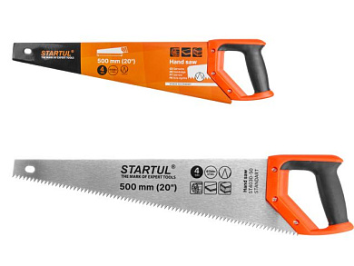 Ножовка по дер. 500 мм 4 TPI STARTUL STANDART ST4030-50
