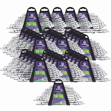 Набор ключей комбинированных 12 пр. 6-15, 17, 19 мм, 36 к-тов Помощник 5124MP (36 K-T)