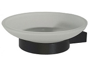 Мыльница, авиационный алюминий + стекло, черный Ledeme L5502