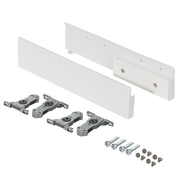 Держатель передней стенки внутреннего ящика h199 Evolution белый с рейлингом на фасаде SLIMBOX EVOLUTION 112467