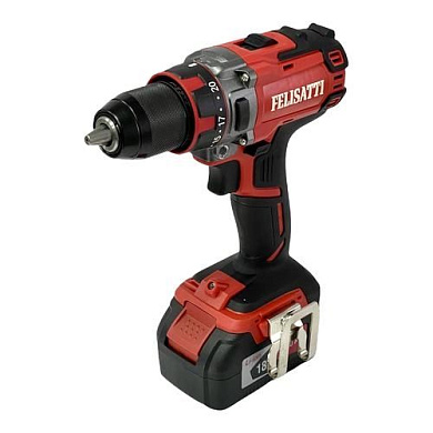 Дрель-шуруповерт аккумуляторная, 18 В, 0-420/0-1600 об/мин Felisatti ДА-13/18ВК Felisatti(без АКБ и ЗУ)