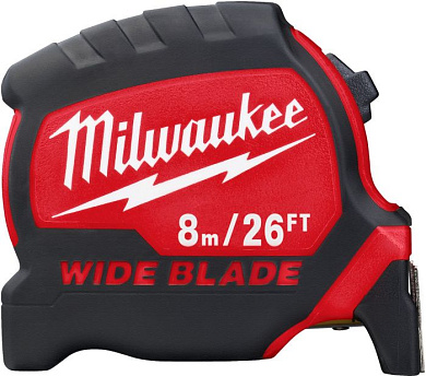 Рулетка Milwaukee Premium Wide blade 8м 4932471818