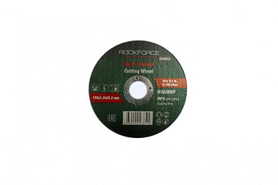 Круг отрезной по металлу+нержавейка 125x1.0x22.2 мм RockForce RF-CW705S