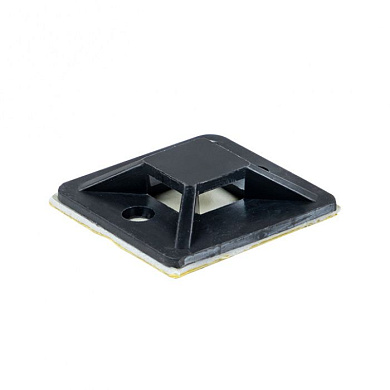 Площадка самоклеящаяся (25х25мм,) черная (100шт,) EKF plc-25x25-b