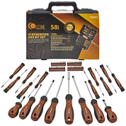 Набор отверток в комплекте с битами 58 пр FORSTIME FT-7058C