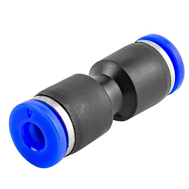 Фитинг соединительный для пластиковых трубок 4x4 мм Forsage F-SPU04