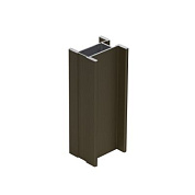 Профиль алюминиевый SENATOR коньяк вертик. Н-образный L-5300 мм АЛЮТЕХ 13663