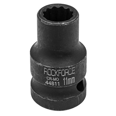 Ударная торцевая головка 11 мм 12-гр. 1/2" RockForce RF-44811