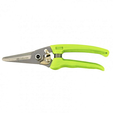 Секатор цветочный, 205 мм, пластиковые рукоятки Сибртех 60494