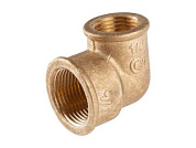 Колено ред. вн.-вн. 3/4"х1/2", уголок латунный ред. вн.-вн. 3/4"х1/2" Цветлит ЦРБ0117