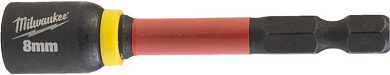 Насадка торцевая Milwaukee Shockwave 1/4" Hex -8 мм x 65 мм 4932492439