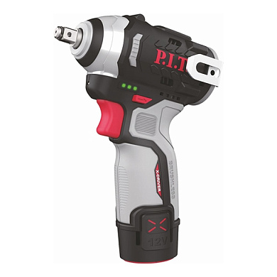 Гайковерт аккумуляторный, 12 В, 120 Нм,0-1100/2200/2600 об/мин, 2 АКБ 2 Ач,ЗУ PIT PIW12K-120A/2