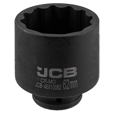 Головка ударная глубокая 3/4'' 62 мм 12-гр JCB JCB-46810062