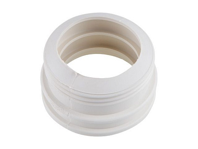 Манжета переходная D50х40 мм, трехлепестковая, белая Симтек 1-0003