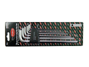 Набор Г-образных длинных ключей Torx с отверстием 9 пр. RockForce RF-5098ТL
