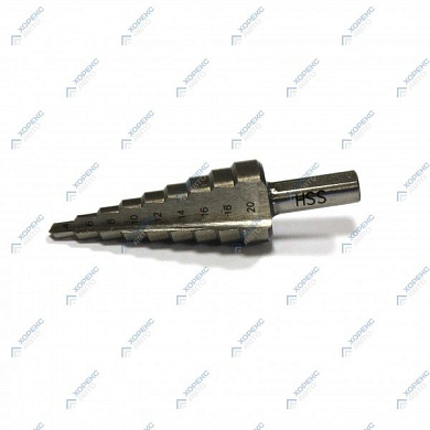 Сверло по металлу ступенчатое 4-20 мм HOREX HZ 31.1.001S