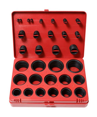 Кольца уплотнительные резиновые маслобензостойкие, 382 пр., метрические Forsage F-724