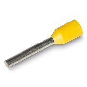 Наконечник штыревой втулочный изолированный, одинарный "GLW" НШВИ КВТ