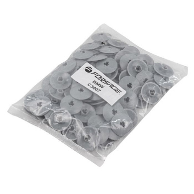 Клипса для крепления внутренней обшивки а/м БМВ пластиковая, 100 шт Forsage C3007(BMW)