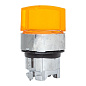 Исполнительный механизм переключателя ХB4 желтый на 2 положения с фиксацией, с подсветкой с короткой ручкой EKF PROxima XB4BD2FL-Y