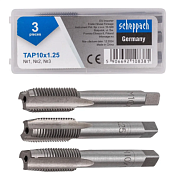 Метчик M10x1,25 3 шт Scheppach Sch-TAP10x1,25