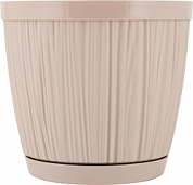 Горшок для цветов InGreen BARCELONA 9,6л, D270мм молочный шоколад Пластик Репаблик IG623210047