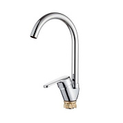 Смеситель для кухни, цинк, хром Ledeme L5932-2