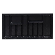 Лоток для столовых приборов 900 LINER 830*430, черный AKS 125436