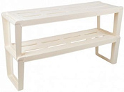 Этажерка для обуви Slip 2-х секционная (слоновая кость) BEROSSI АС 23933000