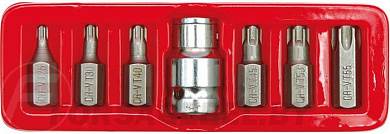 Набор бит 10 мм Torxt25-t55 7 пр. Vorel 66570