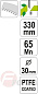 Сучкорез штанговый с пилой 330мм d30мм PTFE Flo 99310